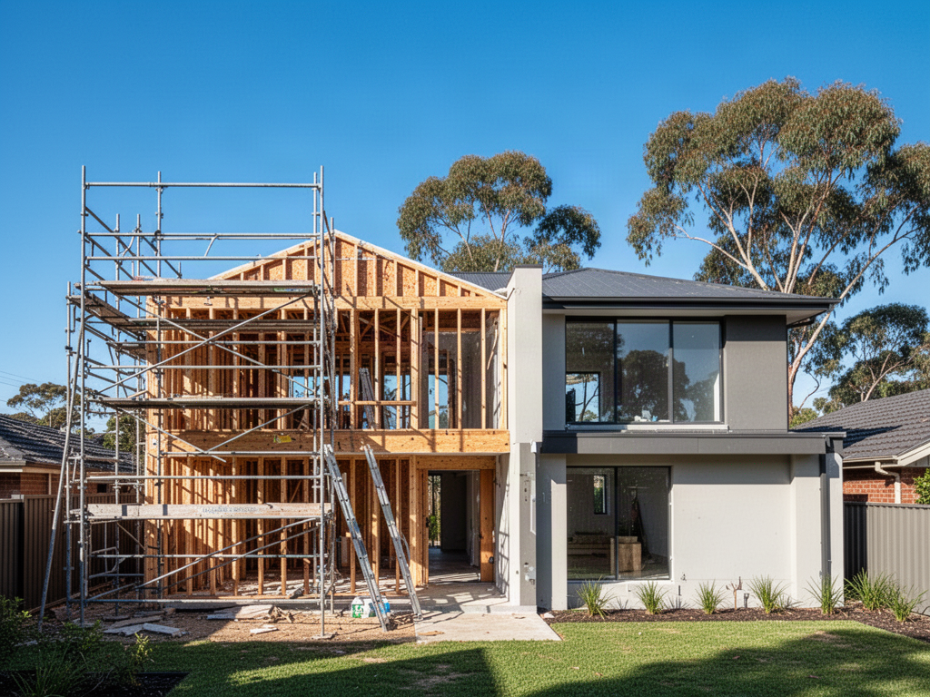 Australian home under renovation